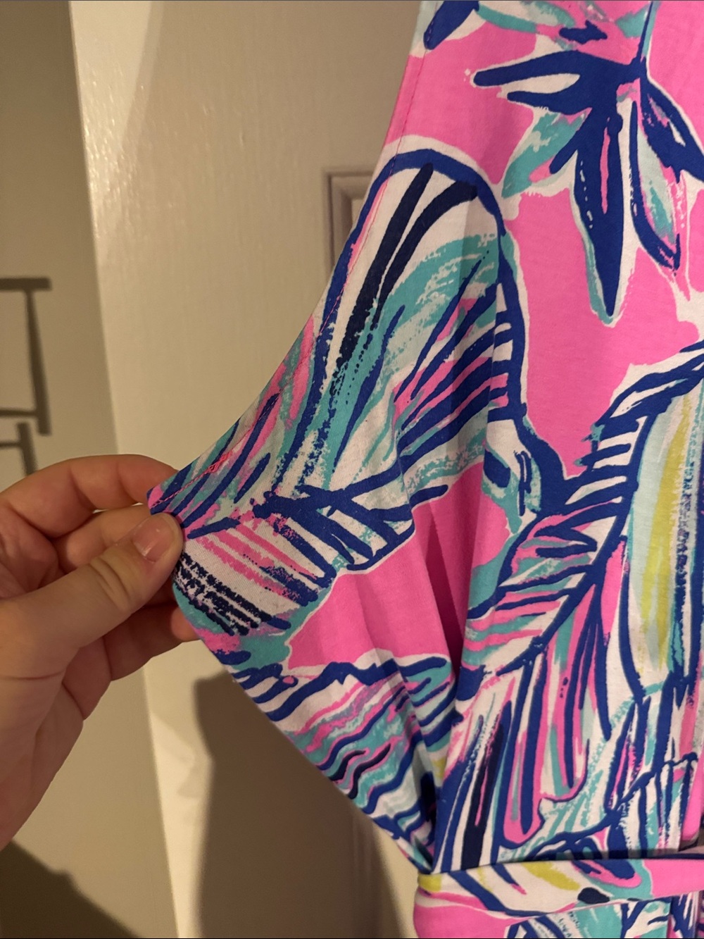 Lilly Pulitzer Pink Tropical Maxi Dress - Picture 3 of 7